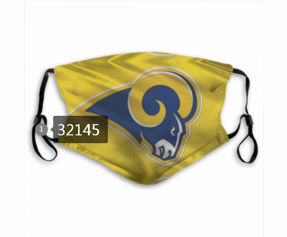 NFL 2020 Los Angeles Rams #24 Dust mask with filter